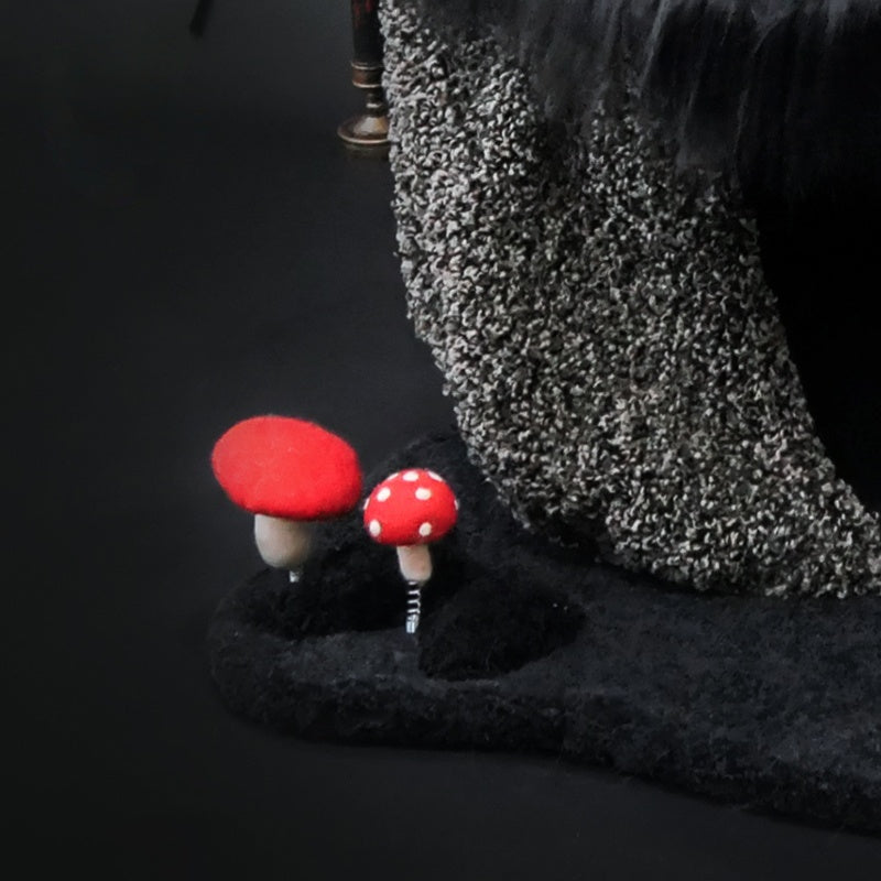 Halloween Gothic Multi-Style Cat Climbing Tree