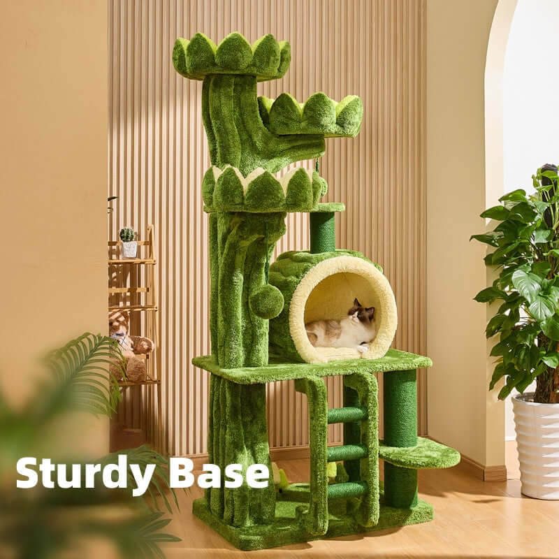 Multi-Functional Giant Cat Tree Tower — Perfect for Large Cats & Multi-Cat Households