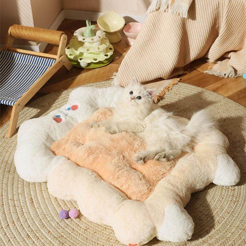 Strawberry Bear Cat Mat Bed β Soft & Cozy Sleeping Pad for Cats