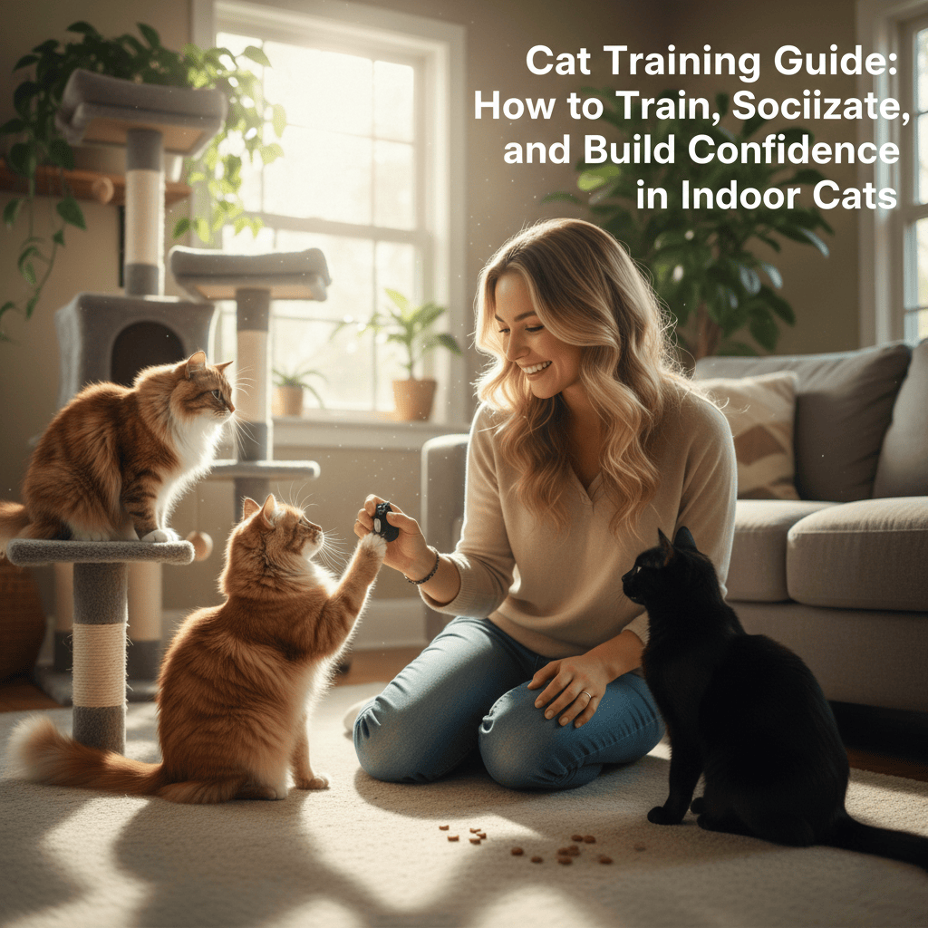 Cat Training Guide: How to Train, Socialize, and Build Confidence in Indoor Cats