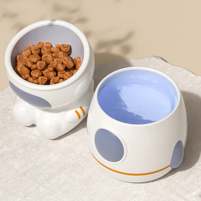 Fun Space-Themed Pet Feeding Bowl -KtKitty