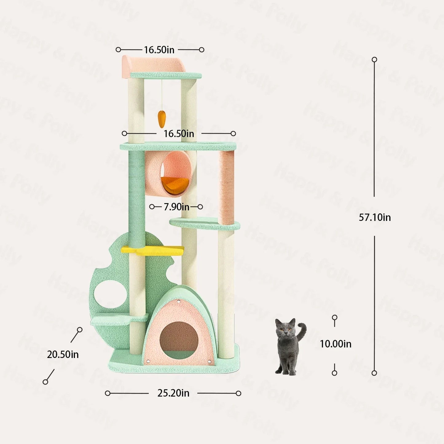 Interactive Toys and Play Cutouts ¨C Wonderland Cat Tree -KtKitty