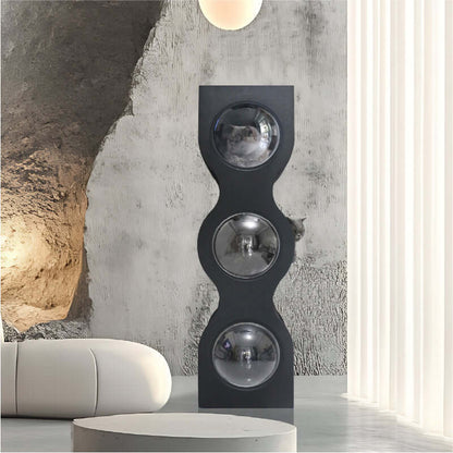 Hourglass Cat Tree for Indoor Cats – Multi-Level Sisal & Acrylic Condo in modern indoor setting.