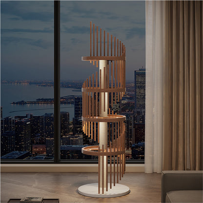 Spiral Solid Wood Cat Tree — Safe, Strong, and Fun for Cats