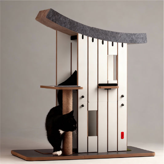 Chalet Tatzenstein Cat Tree – The Perfect Indoor Playground for Your Cat