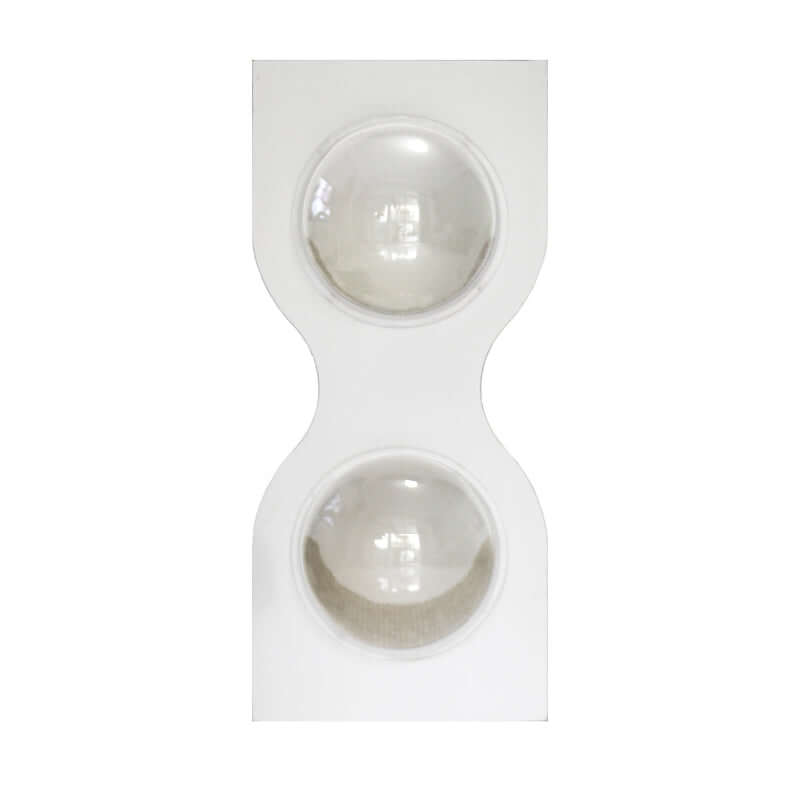 Hourglass Cat Tree for Indoor Cats – Multi-Level Sisal & Acrylic Condo with two cozy acrylic nests