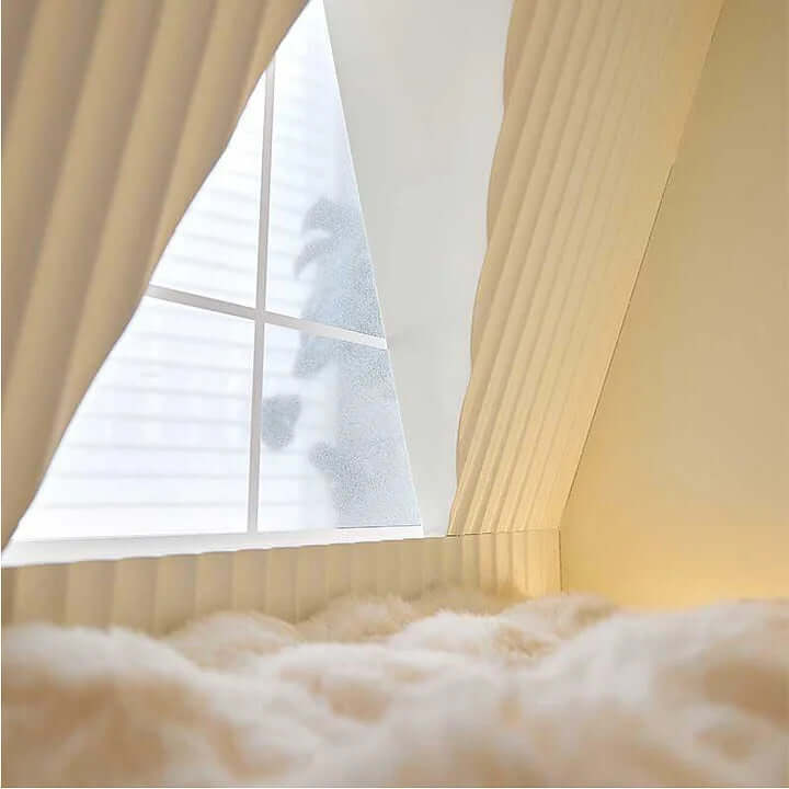 Indoor Cat Tree for Climbing, Scratching, and Relaxing with a cozy view by the window.