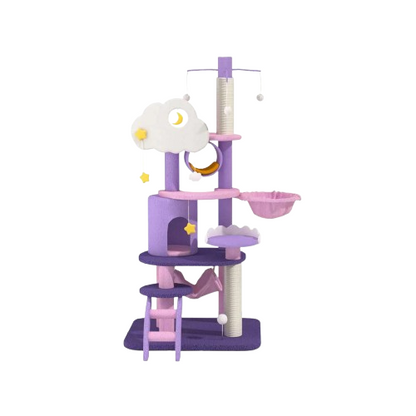 Moonlight Purple Design Cat Tree ¨C Stylish and Functional -KtKitty