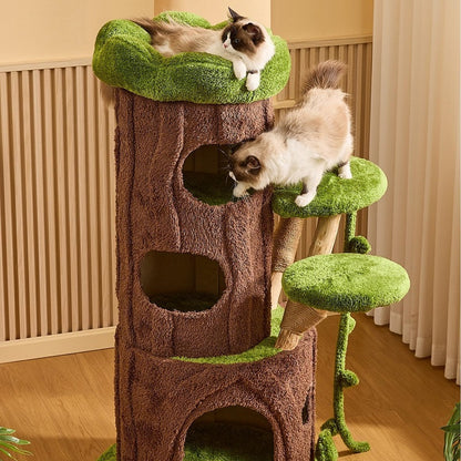 Jungle Cave Large Cat Tree for Big Cats