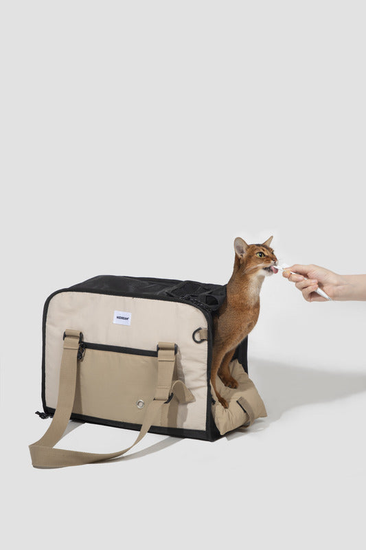 Stylish and functional tote for cats on the go -KtKitty