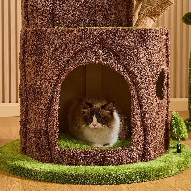Jungle Cave Large Cat Tree for Big Cats