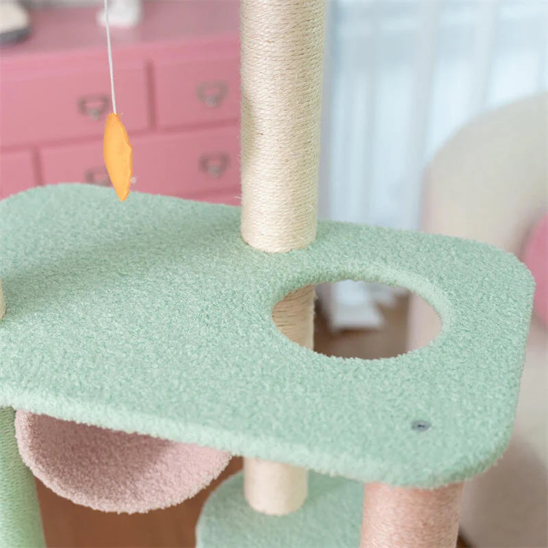 Large Condo for Cozy Cat Naps ¨C Wonderland Cat Tree -KtKitty