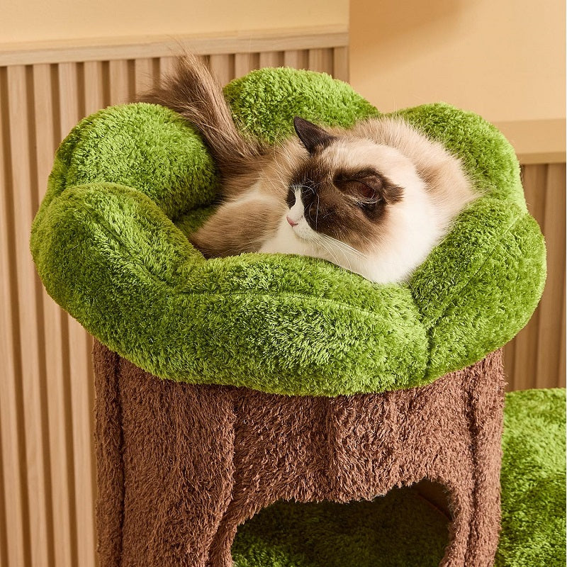 Jungle Cave Large Cat Tree for Big Cats