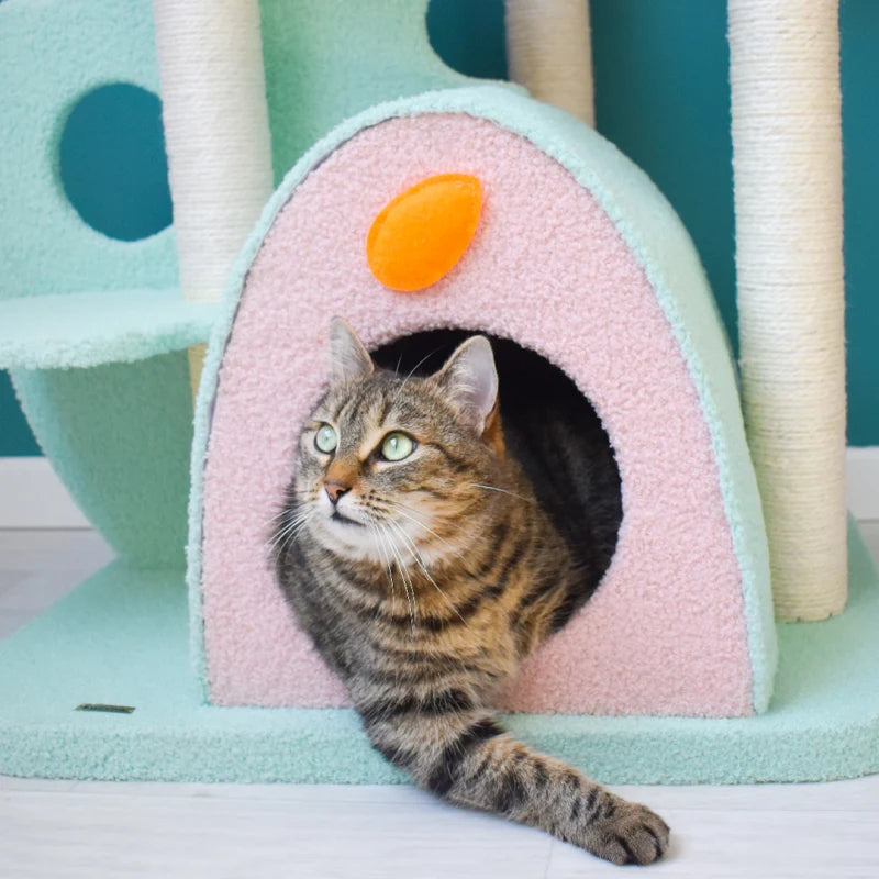 Stable and Spacious Wonderland Cat Tree ¨C Perfect for Multi-Cat Homes -KtKitty