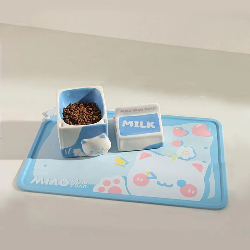Anti-Slip Food-Grade Placemat for Water & Spill Resistance -KtKitty