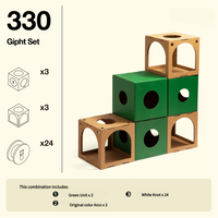 [Green Color 330] 3 Unit Boxes + 3 Arco Arches + Free 24 Knots