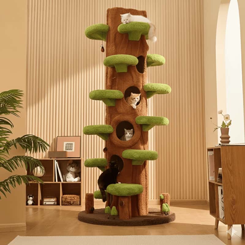 Luxury Cat Tree Looks Like Tree - 90-Inch Climbing Frame – KtKitty