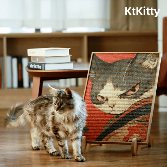 Made from eco-friendly sisal, durable, non-toxic, customizable design, supports cat neck stretching, includes no-trace adhesive.