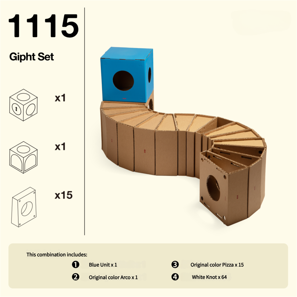 Crafted from strong and durable cardboard, this cat house provides a safe and lasting space for your feline companions.
