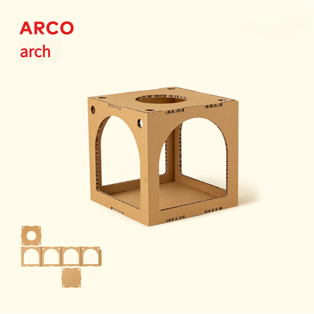Made from high-quality, safe cardboard (362g-630g), this sturdy cat playhouse withstands daily scratching and playtime.