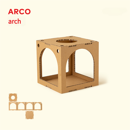 Made from high-quality, safe cardboard (362g-630g), this sturdy cat playhouse withstands daily scratching and playtime.