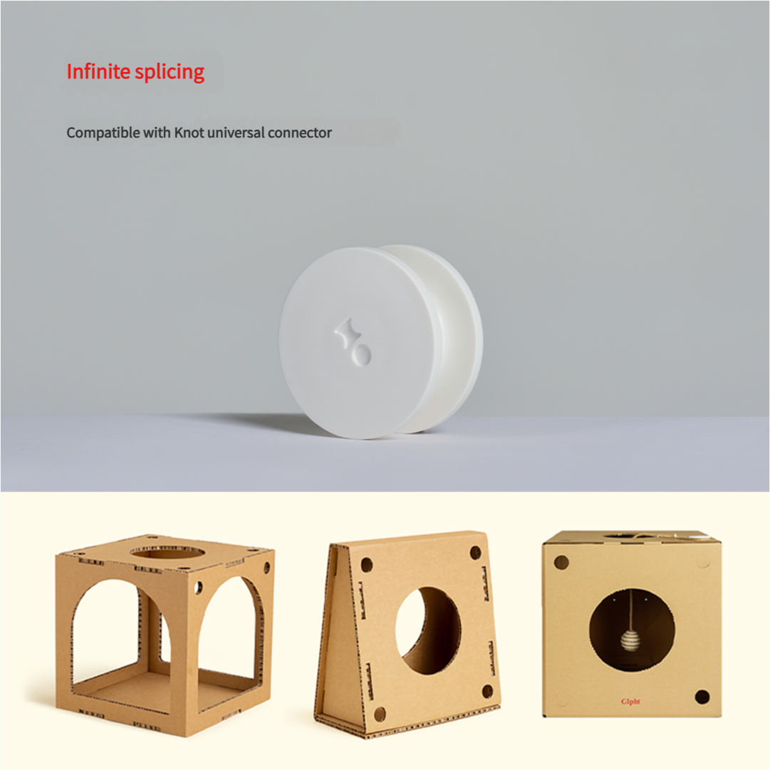 Made from recyclable materials, this sustainable cat house is an eco-conscious choice for pet owners who care about the environment.