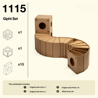 [Original Color 1115] 1 Unit Box + 1 Arco Arch + 15 Pizzas + Free 64 Knots