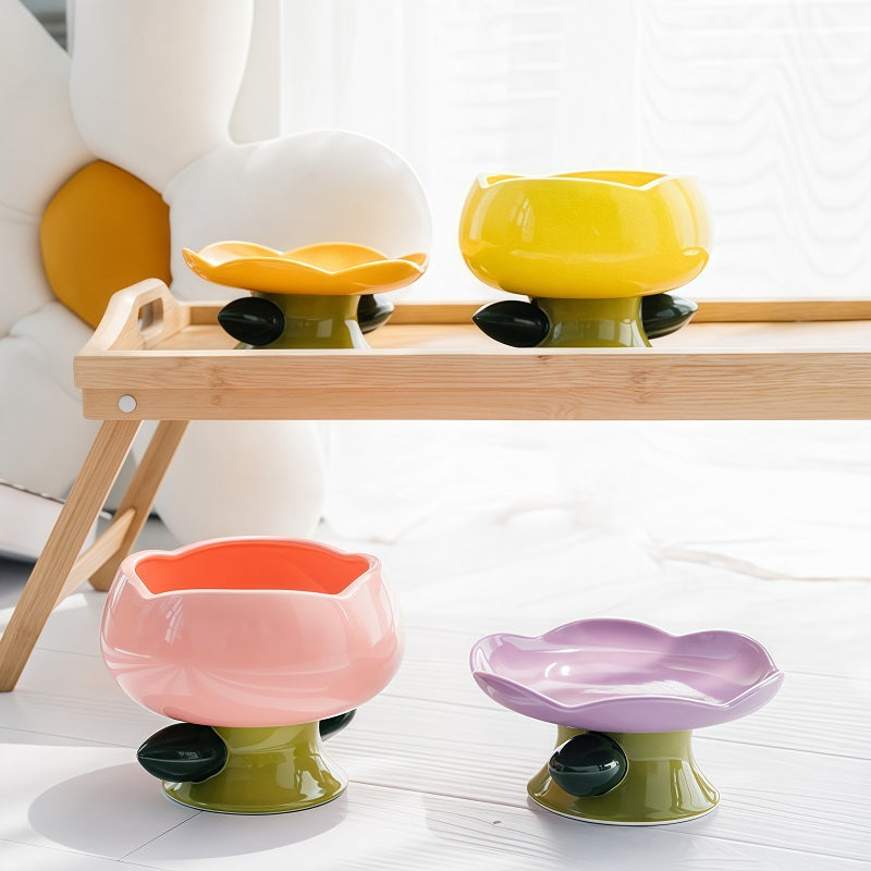 Your cat won’t just eat from it—they’ll be drawn to it. The gentle curves and natural finish invite sniffing, staring, and settling close.