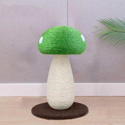 Sisal-wrapped scratching posts for long-lasting use