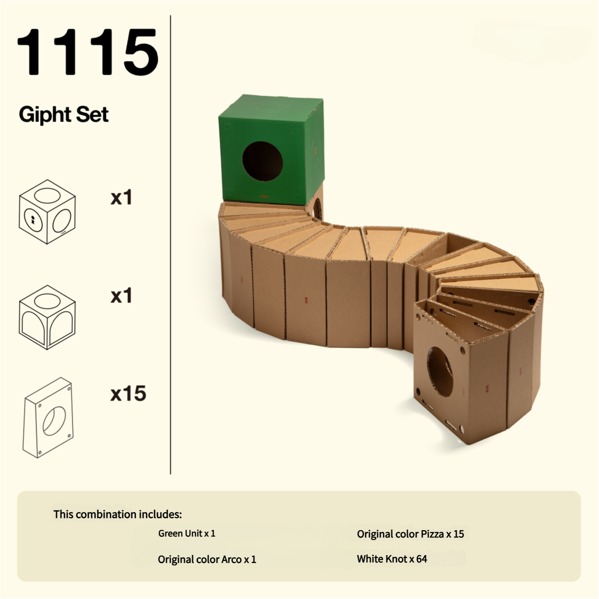 The interactive design of this cardboard home includes arches and tunnels, keeping your cats engaged and active.