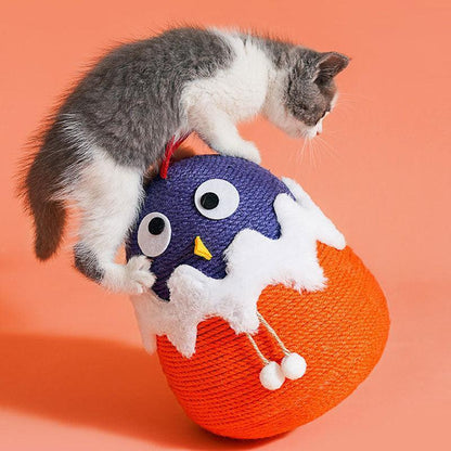 Climbing platforms covered with soft plush fabric