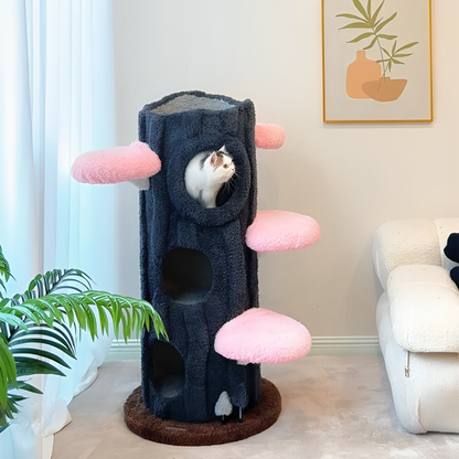 Durable scratching posts cater to cats' natural instincts, making them ideal for multi-cat households and energetic felines. Designed for both functionality and a sleek, modern aesthetic.