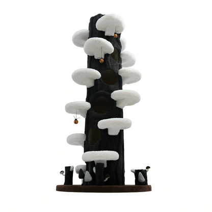 Multiple staggered levels for climbing, jumping, and lounging