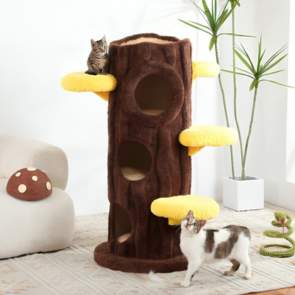Durable scratching posts cater to cats' natural instincts, making them ideal for multi-cat households and energetic felines. Designed for both functionality and a sleek, modern aesthetic.