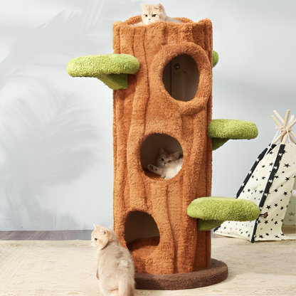 Durable scratching posts cater to cats' natural instincts, making them ideal for multi-cat households and energetic felines. Designed for both functionality and a sleek, modern aesthetic.