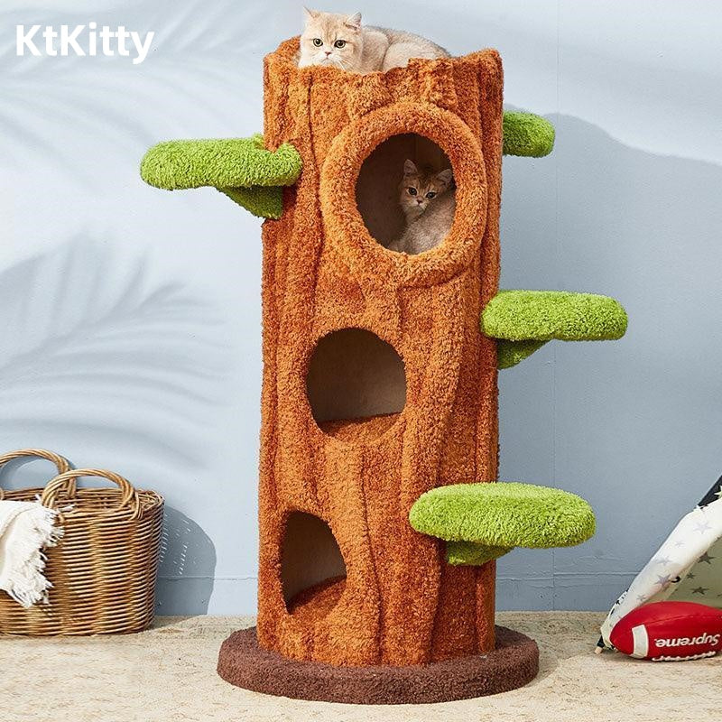 Durable scratching posts cater to cats' natural instincts, making them ideal for multi-cat households and energetic felines. Designed for both functionality and a sleek, modern aesthetic.