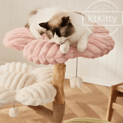 Demonstrates the natural resistance of fruitwood against moisture and insects.