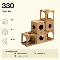 [Original Color 330] 3 Unit Boxes + 3 Arco Arches + Free 24 Knots
