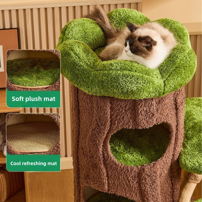 Jungle Cave Large Cat Tree for Big Cats