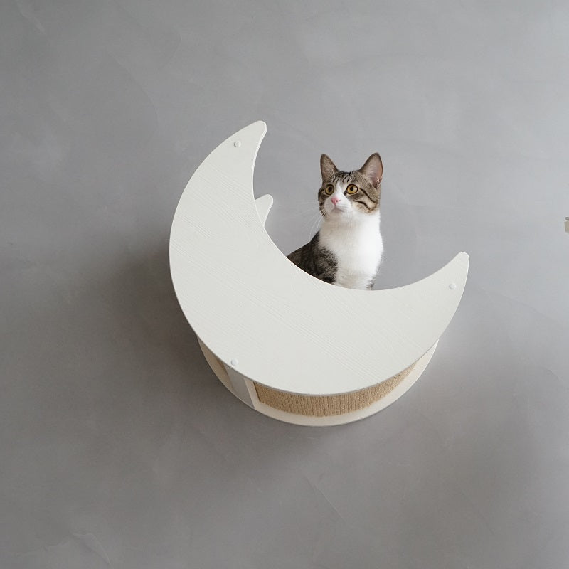 KtKitty Moon Wall-Mounted Cat Bed