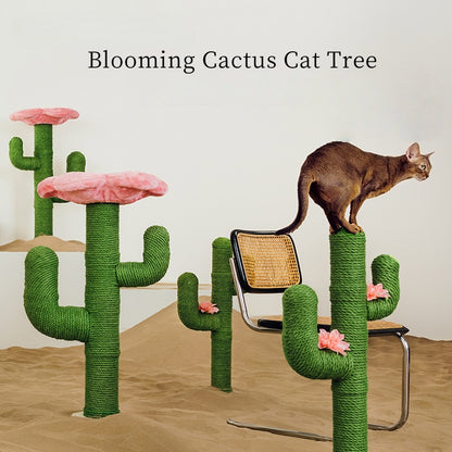 Blooming Cactus Cat Tree