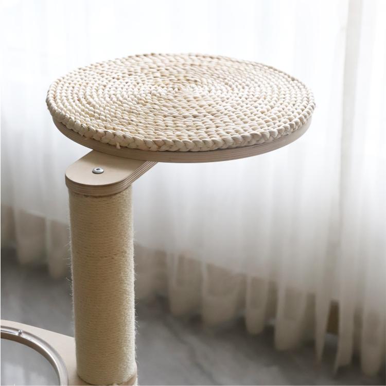 Sleek solid wood finish with modern aesthetic