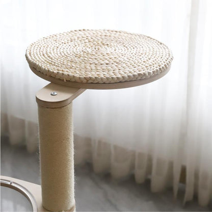 Sleek solid wood finish with modern aesthetic