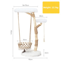 Cloud Wood Cat Tower – L
