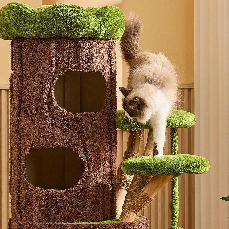 Jungle Cave Large Cat Tree for Big Cats