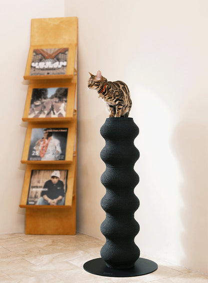 Durable Paper Rattan Cat Scratching Post ¨C Long-Lasting and Comfortable -KtKitty