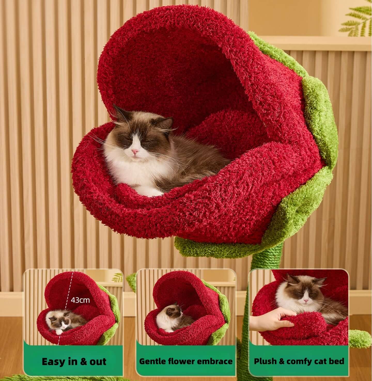 Monster Bloom Playful Climbing Tree for Cats