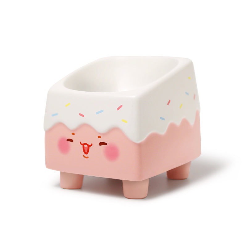 Stylish Cake-Themed Elevated Cat Bowl for Healthy Posture -KtKitty