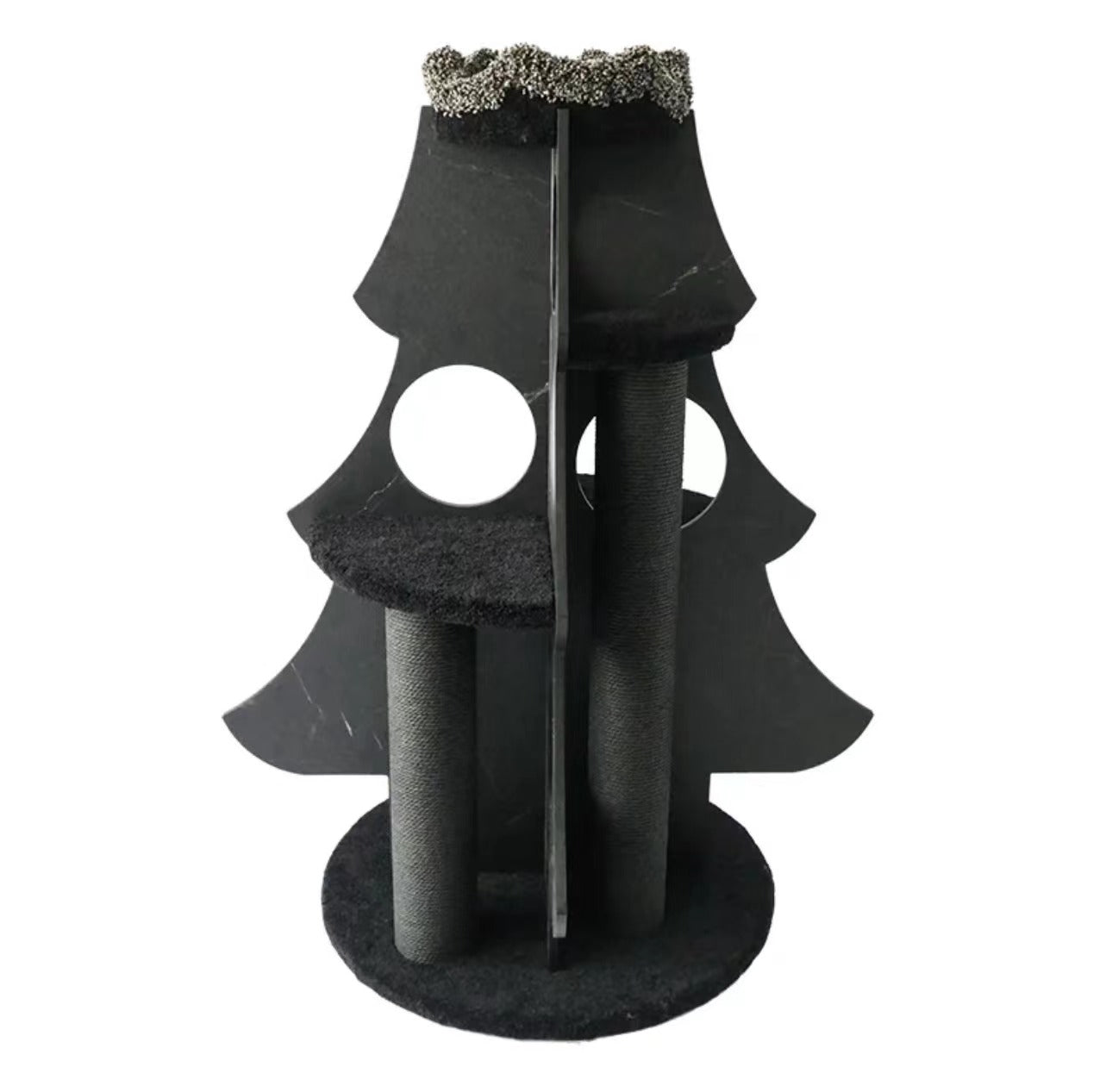 Halloween Gothic Multi-Style Cat Climbing Tree