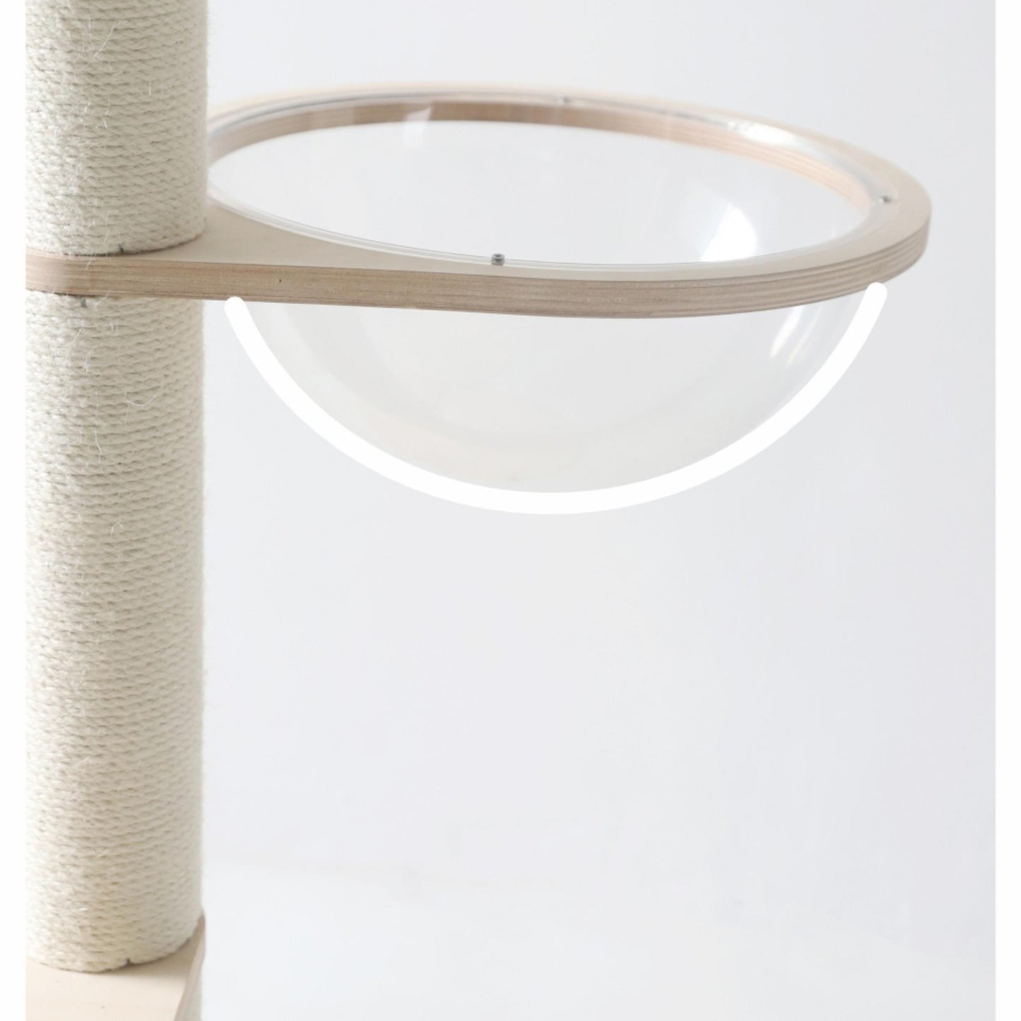 Optional natural rattan cat mat for soft scratchable surface